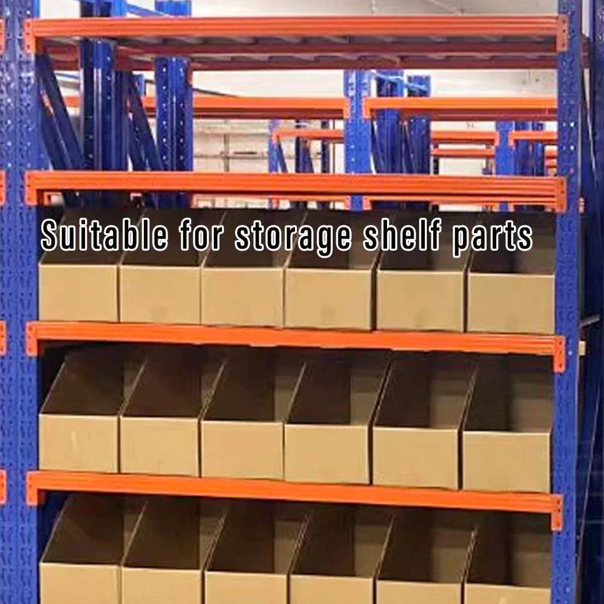 10pcs Slanted Display Boxes for Sorting Organising Storage Containers Organizer - 60cm x 30cm x 20cm โ image 5