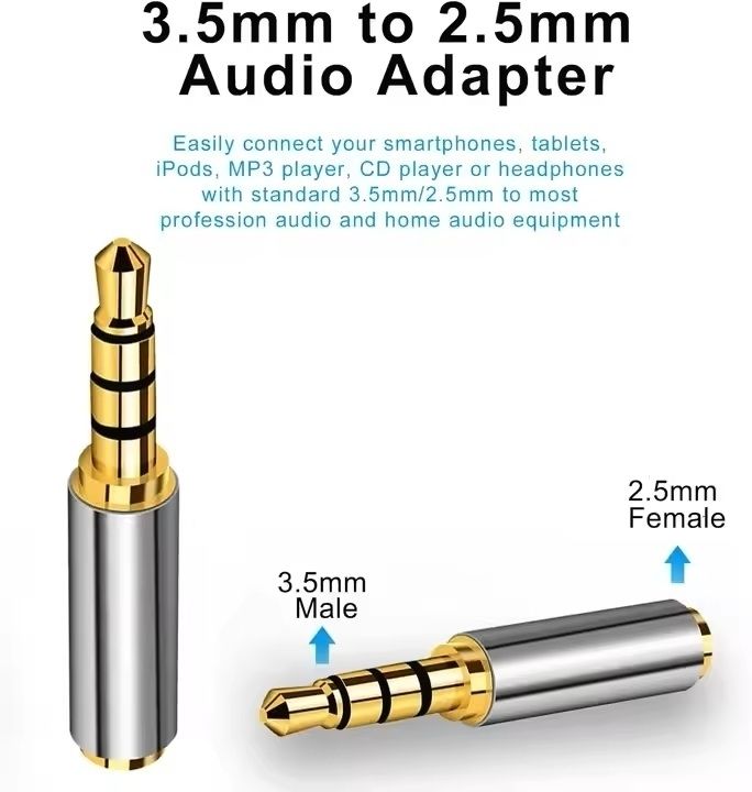 BENFEI 000440SL 3.5mm Male to 2.5mm Female Adapter โ image 3