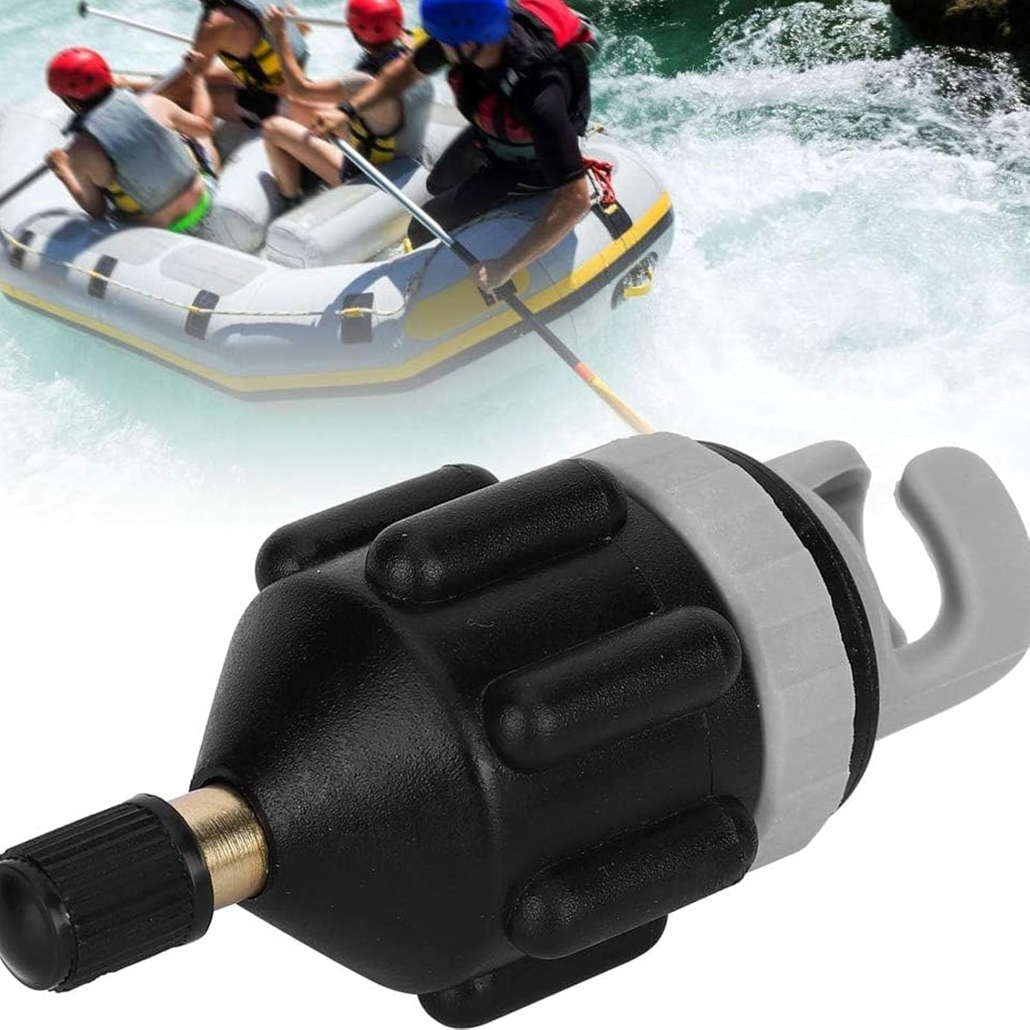 Inflatable SUP Pump Adaptor,Air Pump Converter Air Valve Adapter Sup with Standard Conventional Air Valve Attachment for Stand Up Paddle Board, Inflatable Bed — image 5