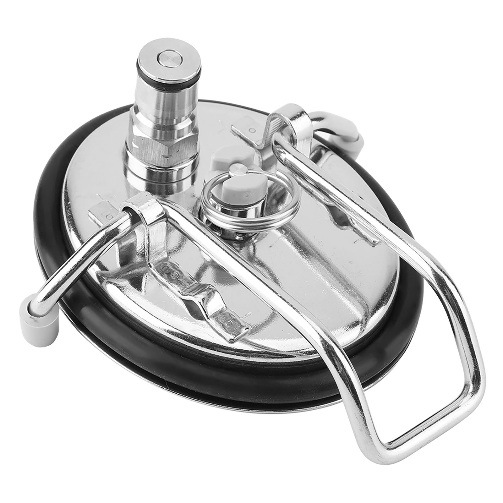 Homebrew Cornelius Style Keg Carbonation Keg Lid with 0.5 Micron Diffusion Stone โ image 6