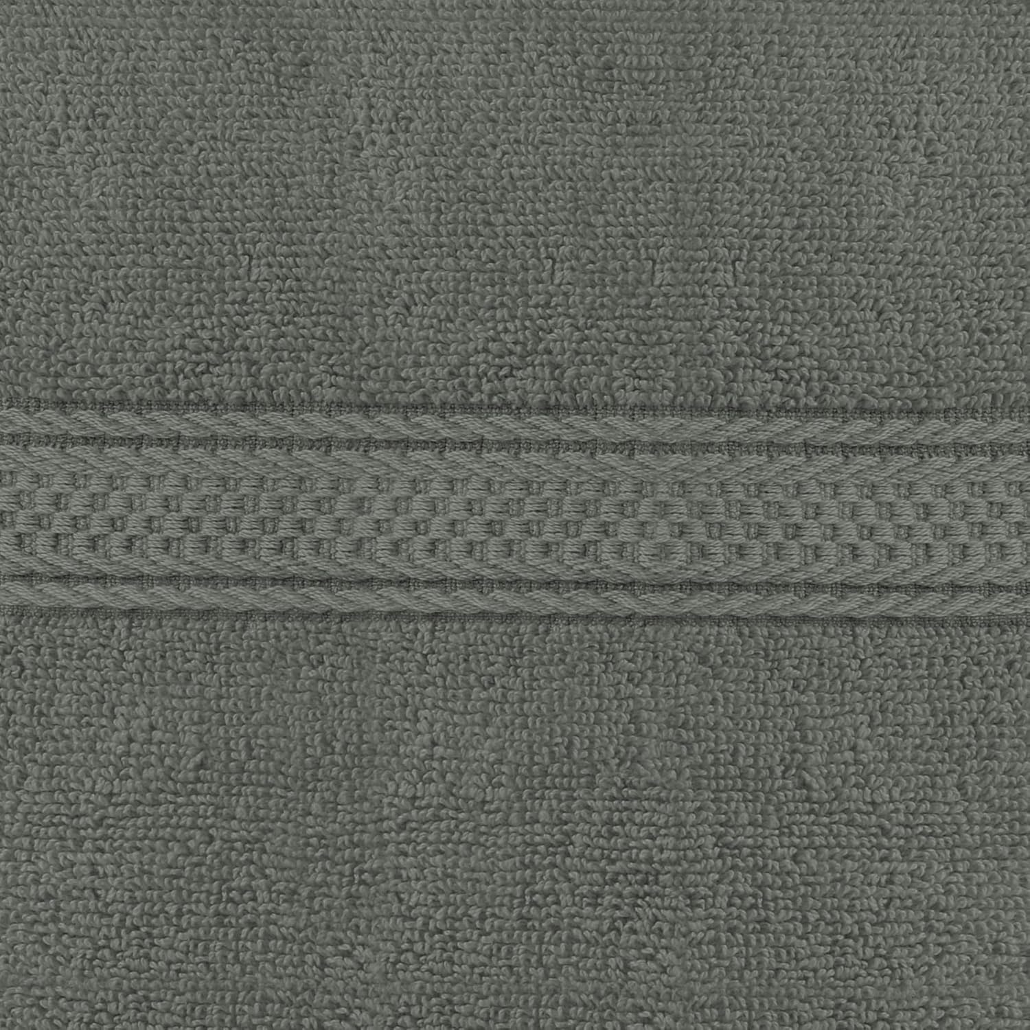 6 Pack Premium Hand Towels, 16 by 28 inches, 100% Ring Spun Cotton, Soft and Absorbent 600 GSM Towels for Bathroom, Gym, and Hotel, Grey โ image 2