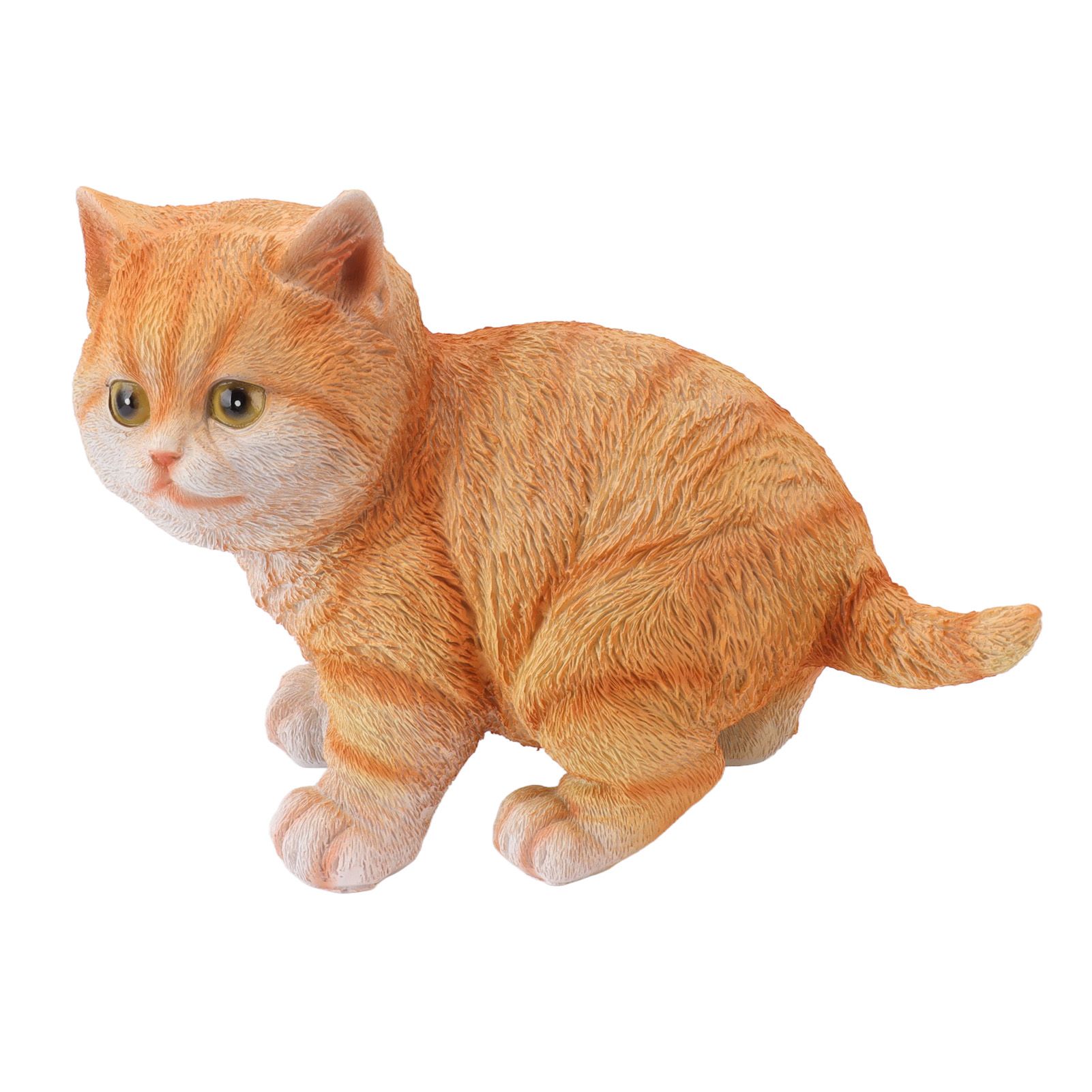 Outdoor Garden Decor Cat Statues Kitten Ornaments Gardening Decorations Gardening Kitten Sculpture โ image 2