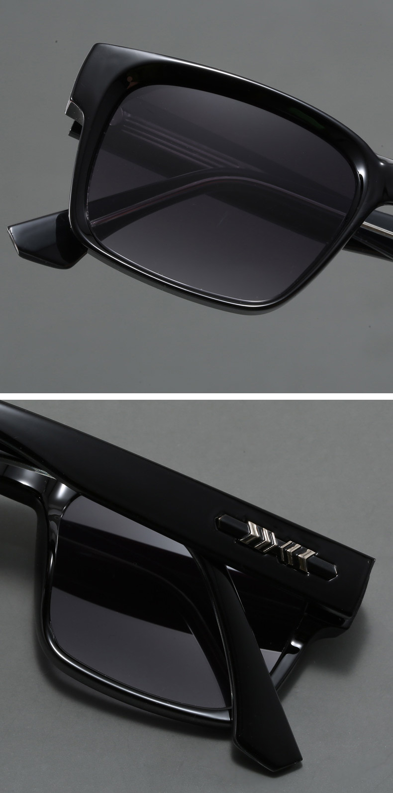 Black Trendy Oversized Lightweight Blue Light Blocking Sunglasses for Men - Anti-Fog, Photochromic, and UV Protection — image 4