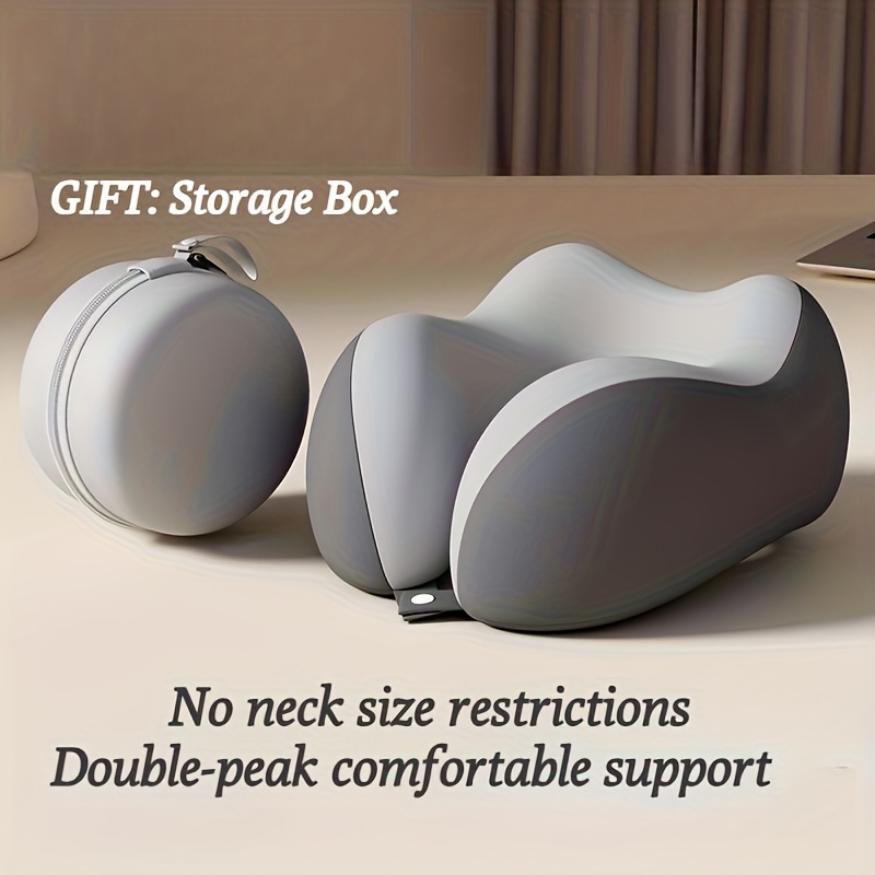 GIFT Dual-Peak Comfort Storage Box: Innovative dual-peak support system, neck-size restriction-free design, integrating comfortable bearing with smart storage