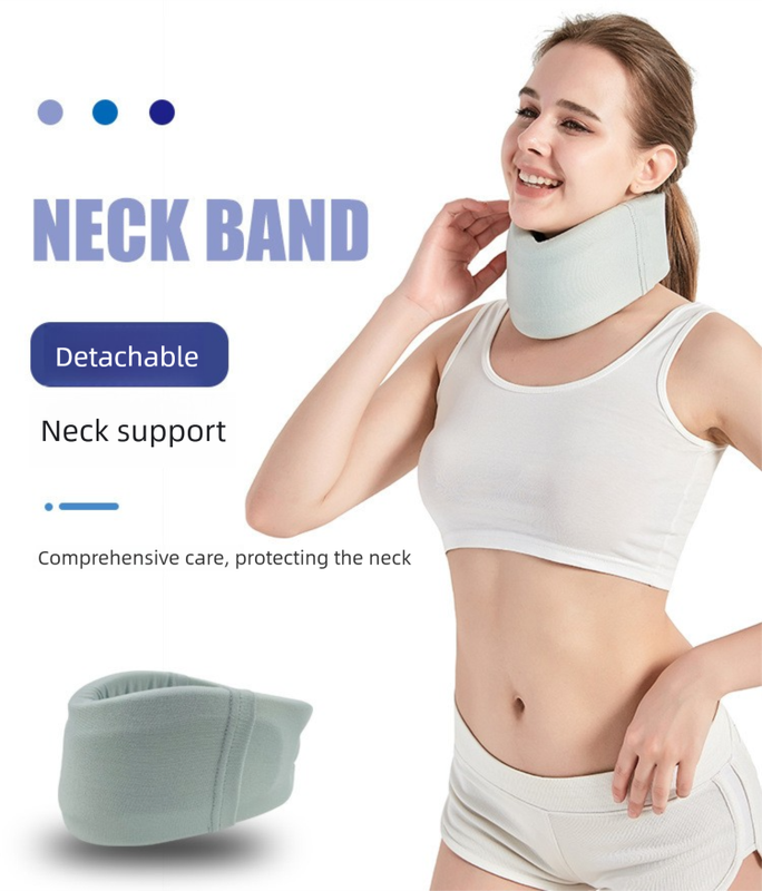 Removable Neck Support Brace – Lightweight Cervical Collar with Breathable Design for Posture Correction and Daily Use(Size:S) — image 2