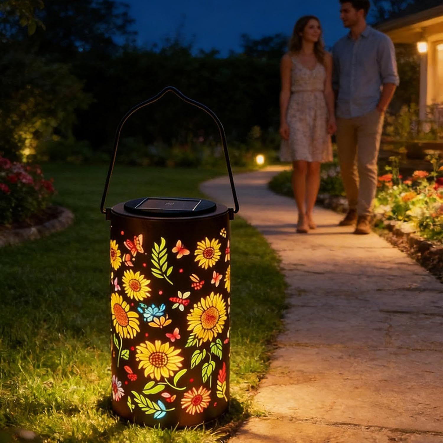 Solar Garden Lights Weatherproof LED Lighting for Backyard Patio Balcony Path and Garage — image 3