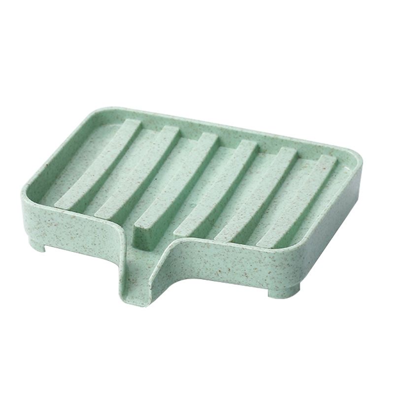 3PCS Soap Dish & Tray for Bathroom Sink with Drainage-Self Draining Soap holder for Shower, Bathroom, Kitchen, Bath Tub, Razor