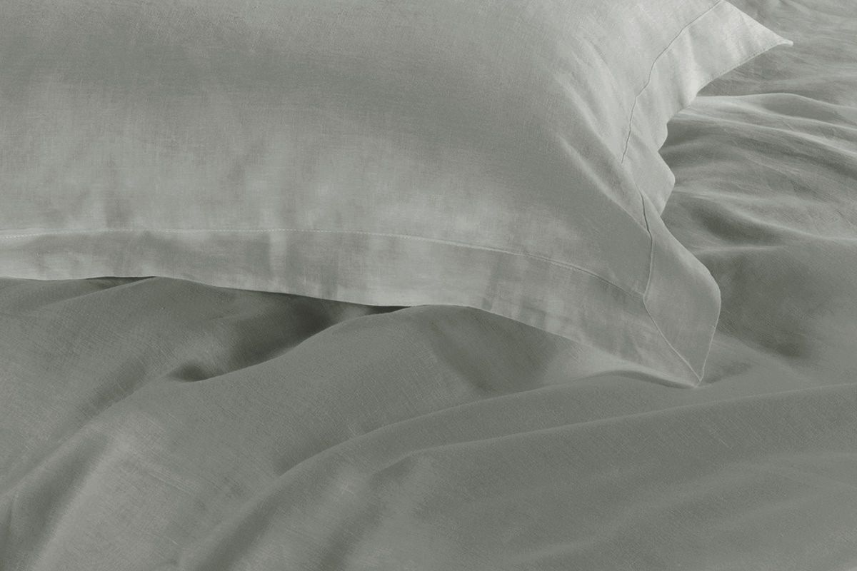 1000TC Tailored King Single Size Grey Duvet Quilt Cover Set โ image 3