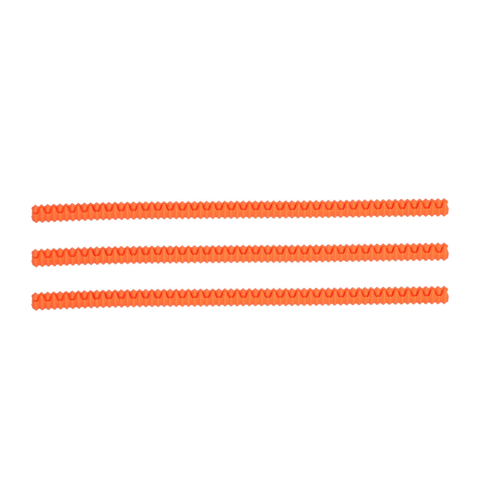 3Pcs Oven Shelf Cover Silicone Anti Scalding Oven Rack Protector for Microwave OvenOrange โ image 2
