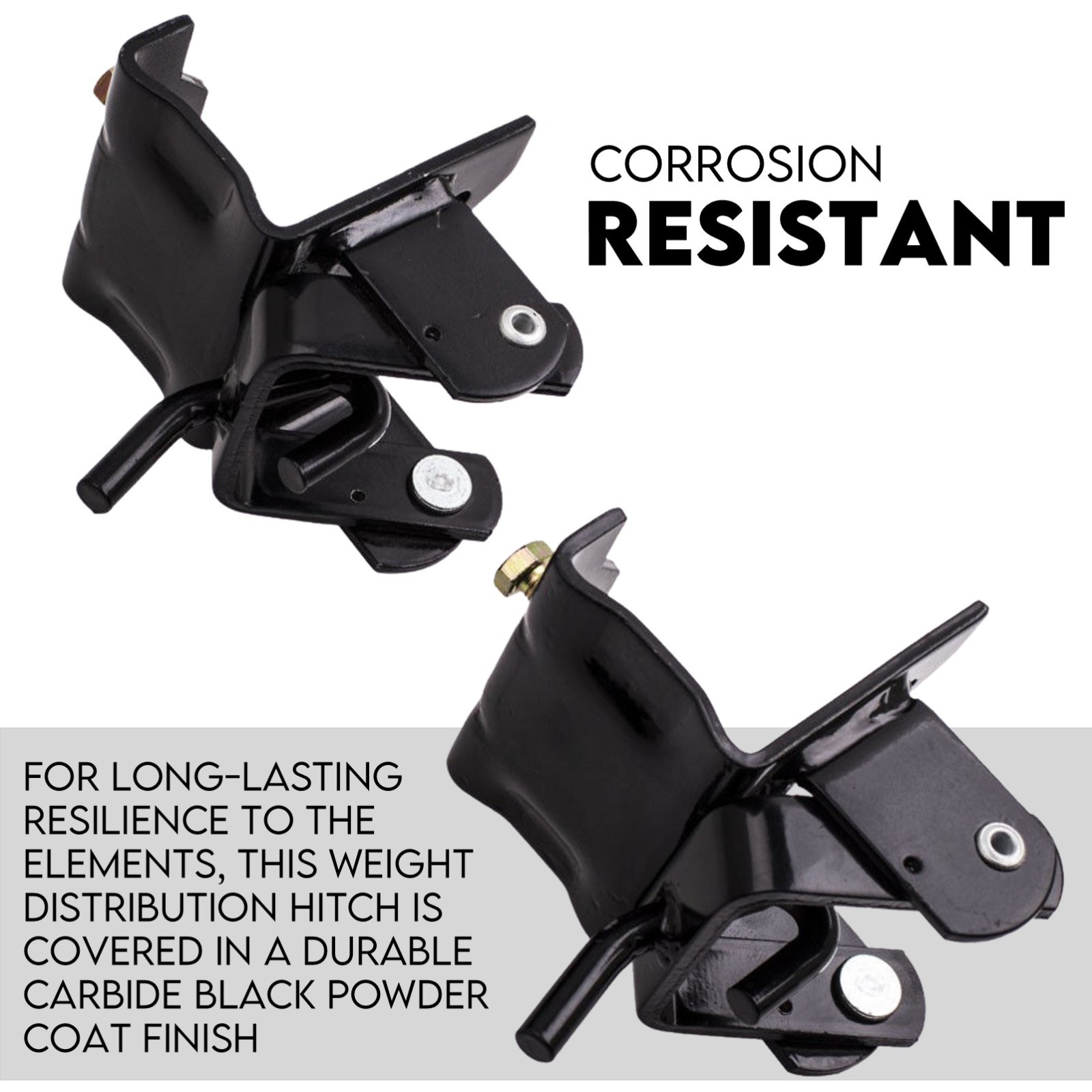 800lbs Weight Distribution Hitch System Load Leveller Caravan Anti Sway Bars — image 5