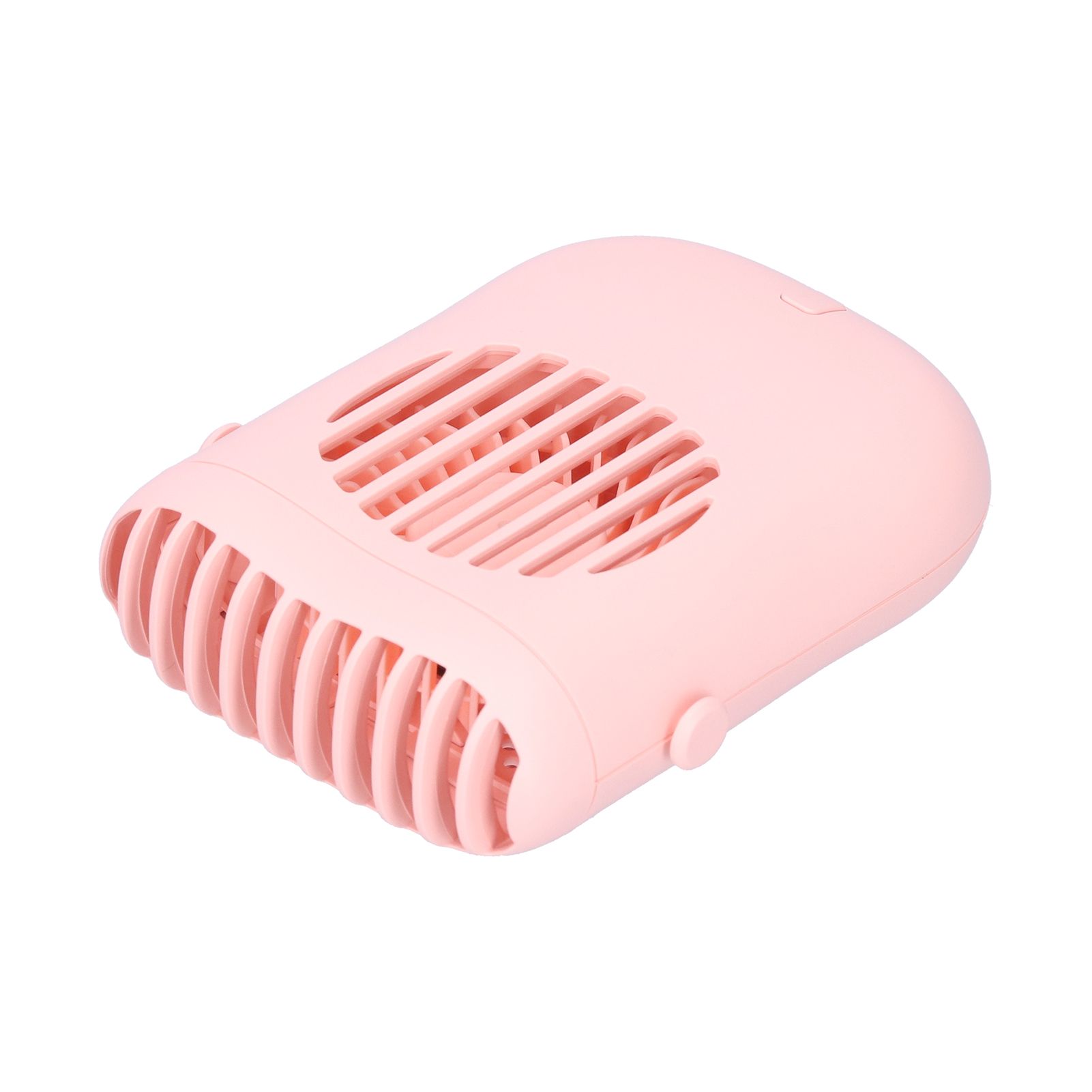 Hand-Held Mini Fan USB Charging Waist Hanging Fan for Home Office Traveling Pink — image 5