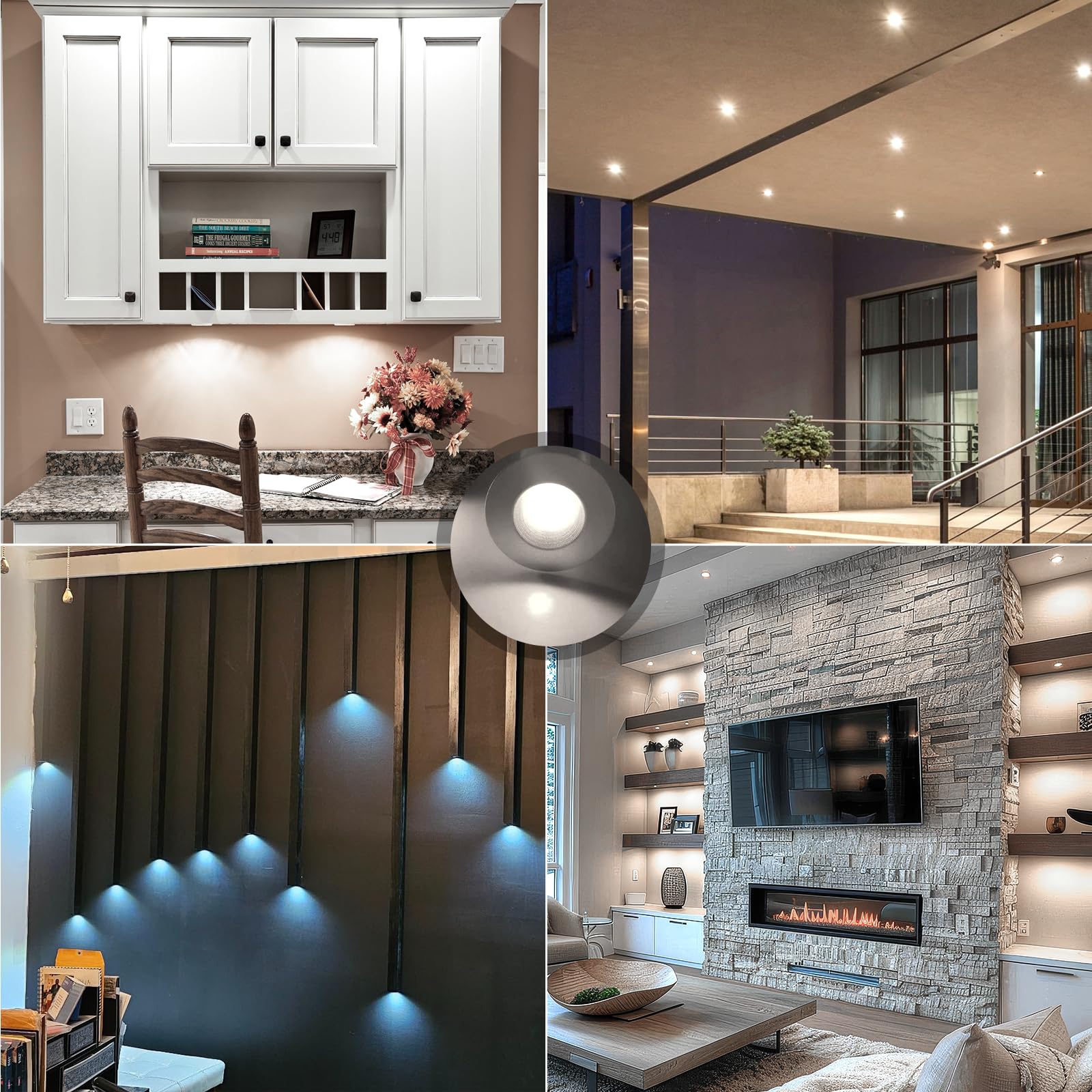 Mini LED Downlights for Ceiling 9 Pack,Cold White 6000K LED Recessed Ceiling Lights Spot Lights for Living Room Bedroom Kitchen Garden [Energy Class E] — image 6