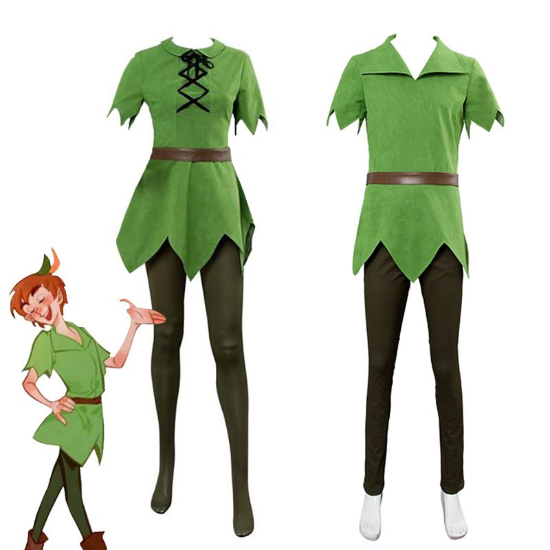 Peter Pan Cosplay Costume Boys Girls Halloween Party Children's 1.4 m โ image 3