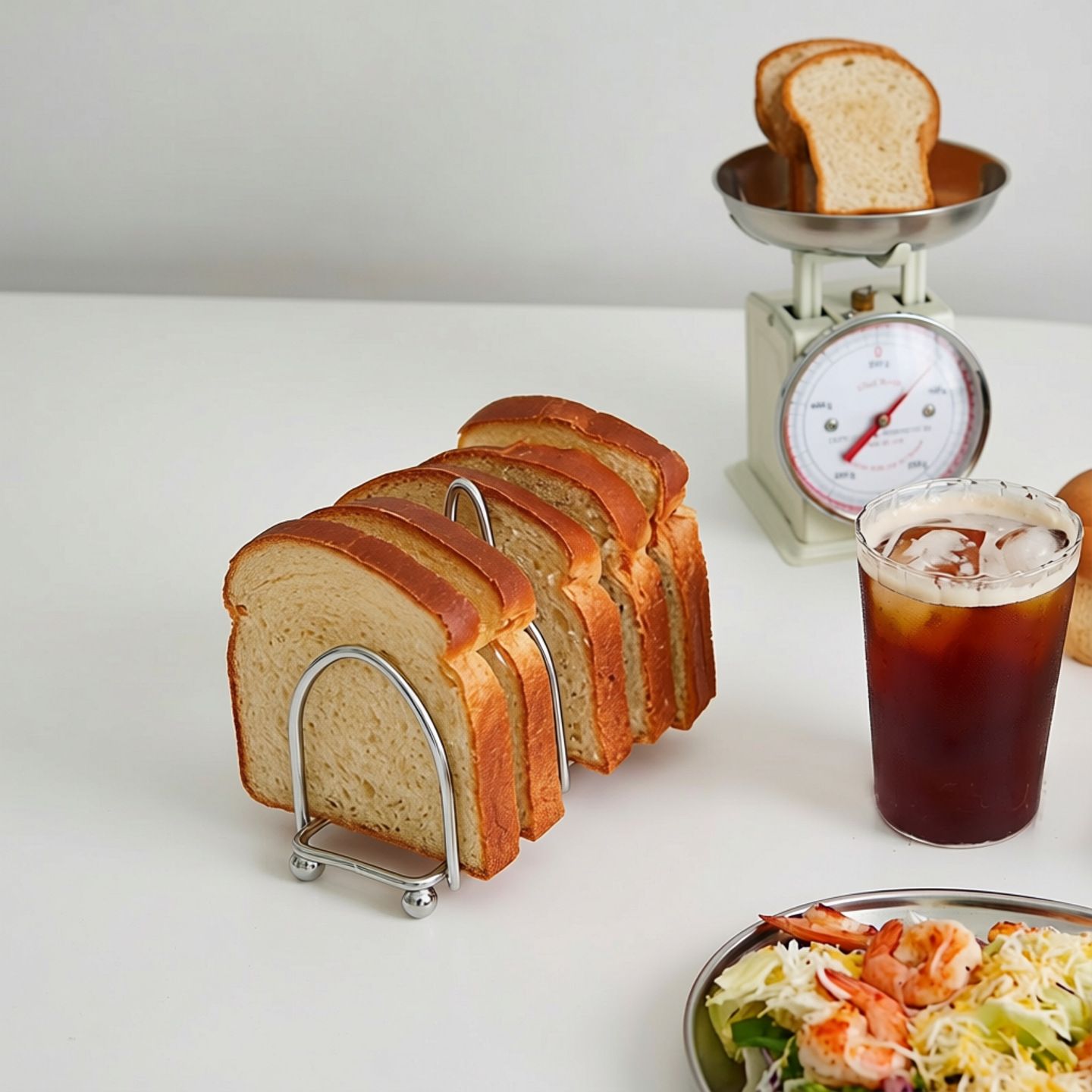 Stainless Steel Slice Toast Rack Kitchen Accessory for Storage for Gatherings Parties and Outdoor Activities Compact Design for Home and Restaurant Use — image 4