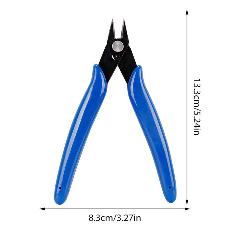 Wire Cutters, Flush Cutters with Internal Spring, Jewelry Making Tools, Cable Cutters with Smooth Handle for Component Foot — image 3