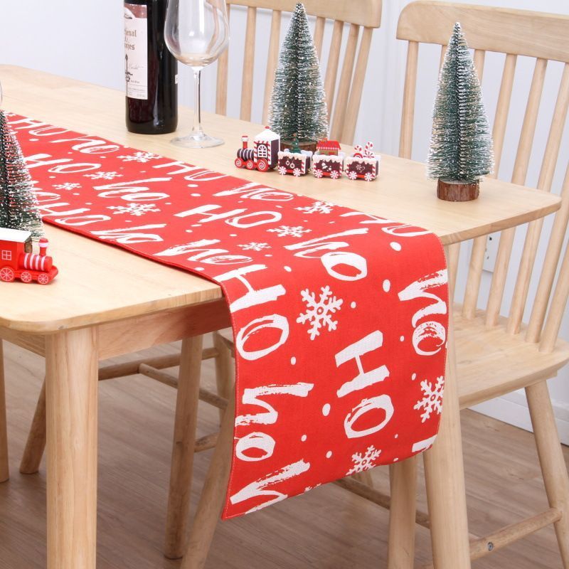 2Pcs Christmas Printed Table Runner 002 — image 4