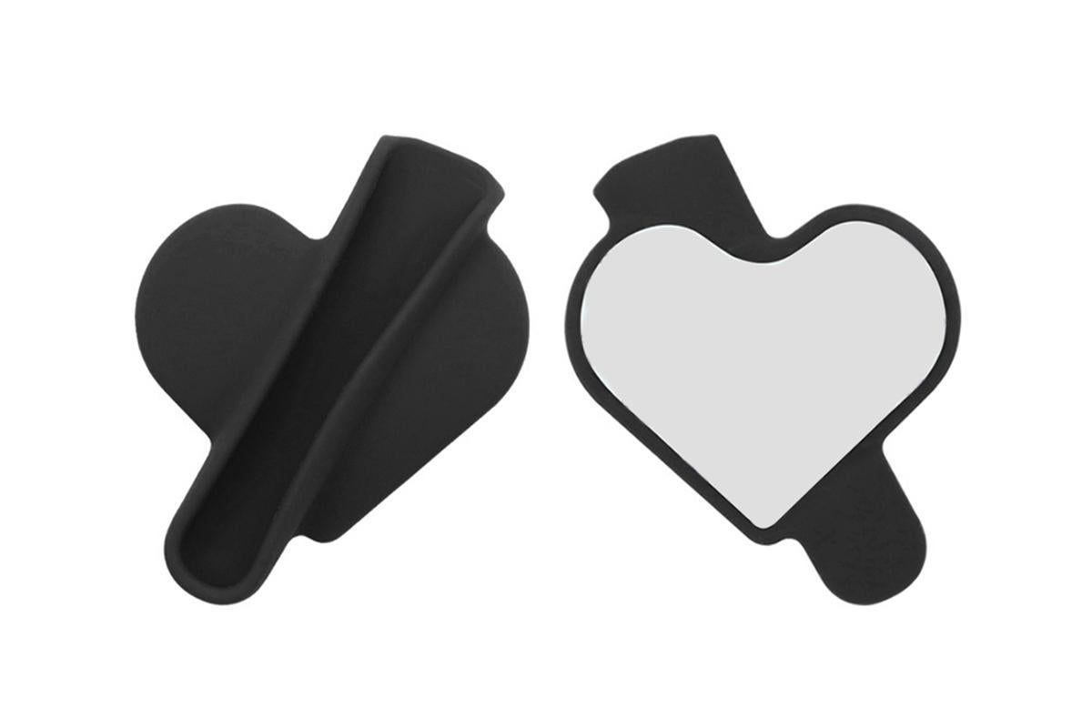 Holder for Rhode Skin Lip Lipstick Holder for Phone Case Peel and Stick Silicone Cover -White & Black β image 4