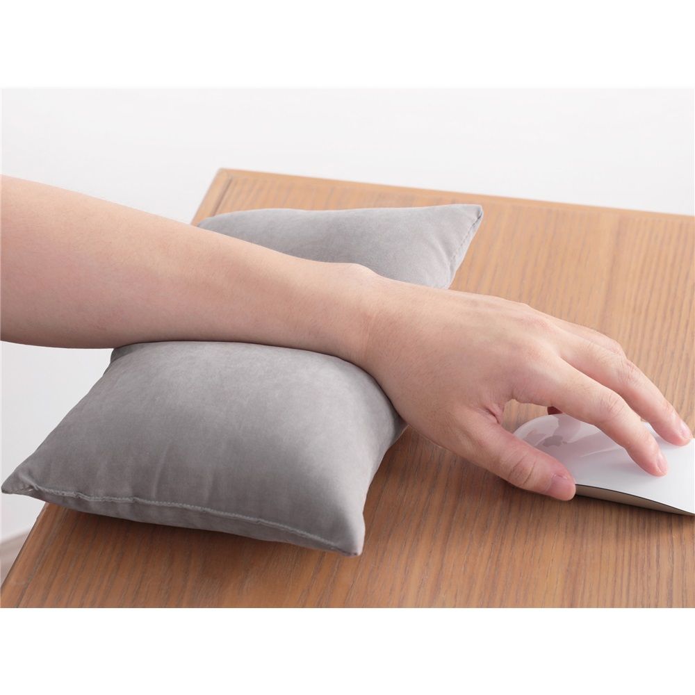 2 Pack Small Pillow, Pillow 11 X 7 Inches for Travel, Sleeping, Nap and Neck, Knee, Lumbar Support, Tiny Cushion for Pet, Dogs (Grey) — image 4