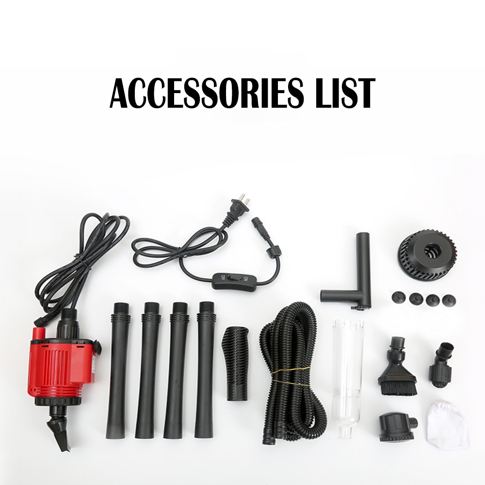 Aquarium Electric Siphon Pump Vacuum Cleaner Fish Tank Clean Water Change Gravel โ image 5