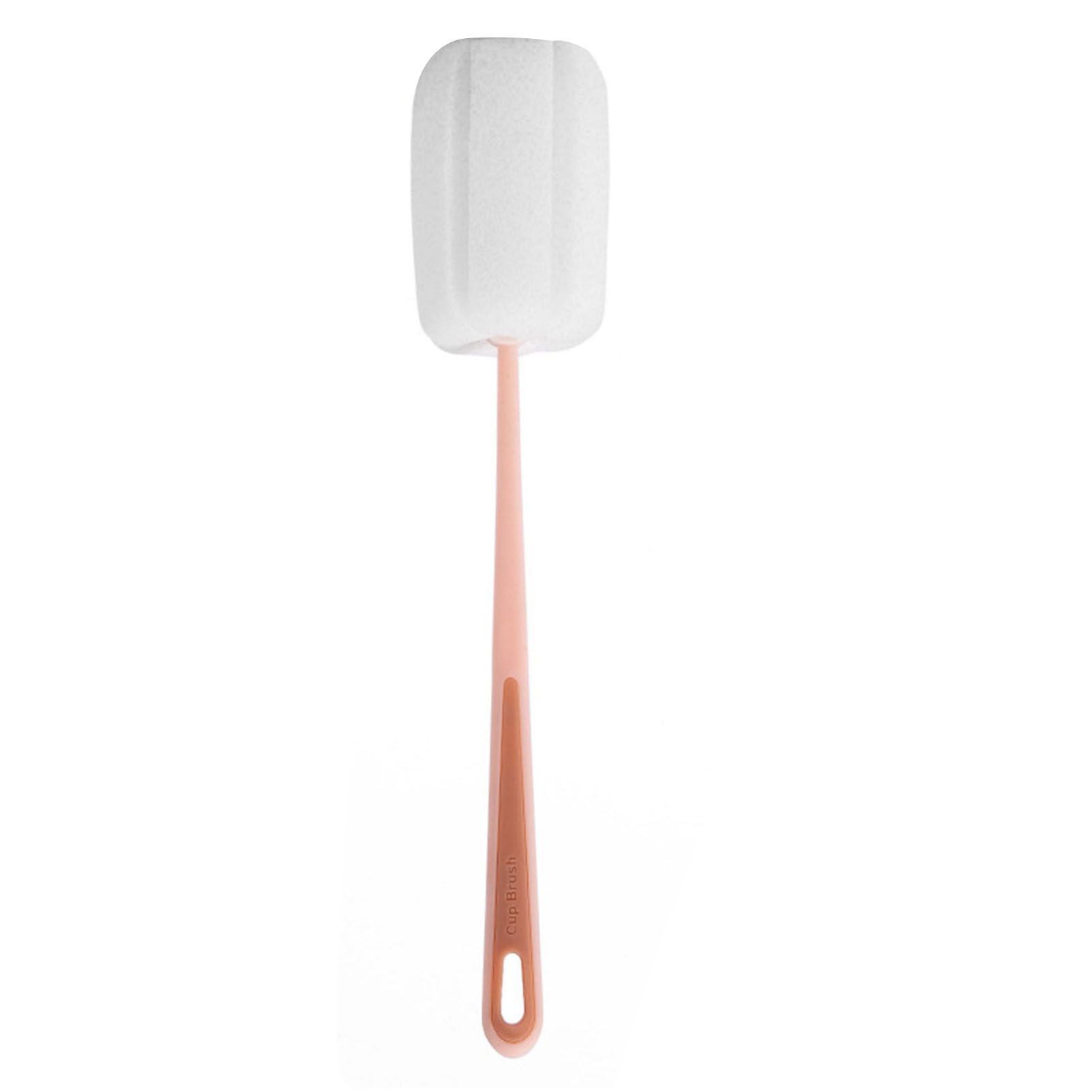 Long Handle Sponge Bottle Brush 360° Cleaning Elastic Flexible Hanging Hole Design Soft Sponge Bottle Cleaning BrushPink — image 2