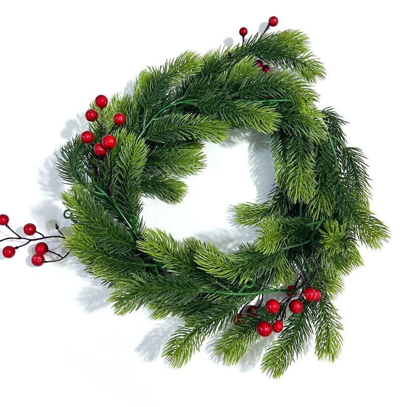 Christmas Artificial Pine Needle Red Berry Decoration — image 4