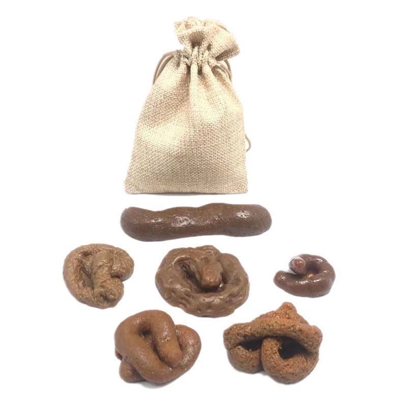 6Pieces Fake Realistic Fake Turd Prank Lifelike Poo Toy Gags and Practical Joke Toys for April Fools' Day Prank Party Supplies โ image 5