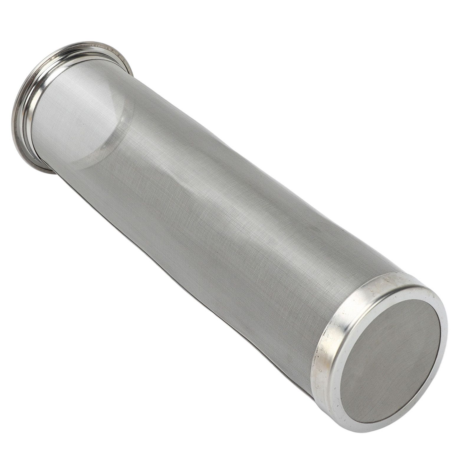 Cold Brew Coffee Filter Stainless Steel Reusable Wide Mouth Mesh Cylindrical Filter with White Gasket for Tea 8x21cm/3.15x8.27in โ image 2
