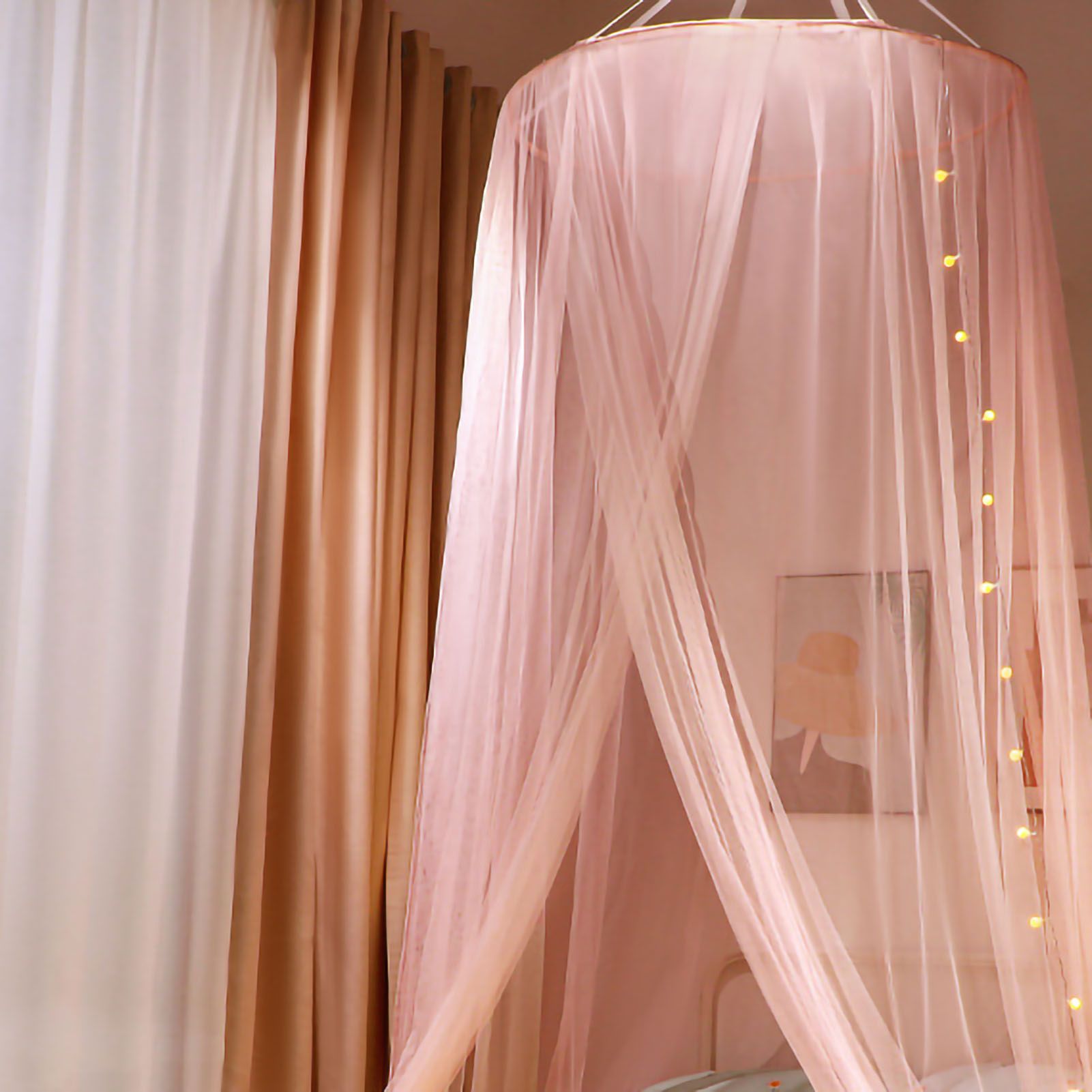 Mosquito Repelling Net Hanging Princess Canopy Insect Protection Room Decoration Hideaway Tent for Bed Kids Type 4 — image 4