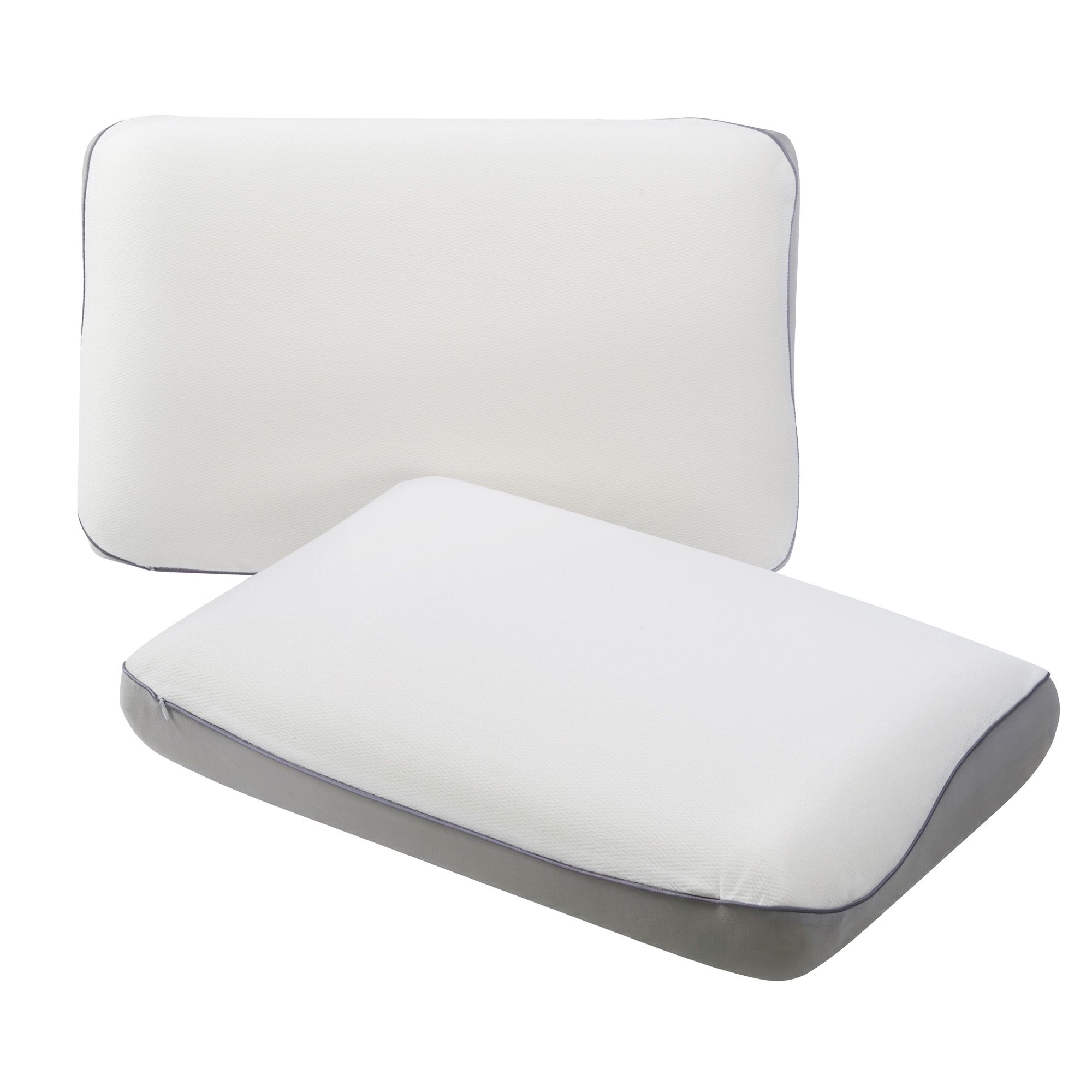 ROOMSENSE Reversible Dual-Sided Memory Foam Pillow, Ice-Cooling & Warm Fabric Sides, 55D Ultra-High Density Ergonomic Contour Pillow for Neck Pain Relief, Back — image 4