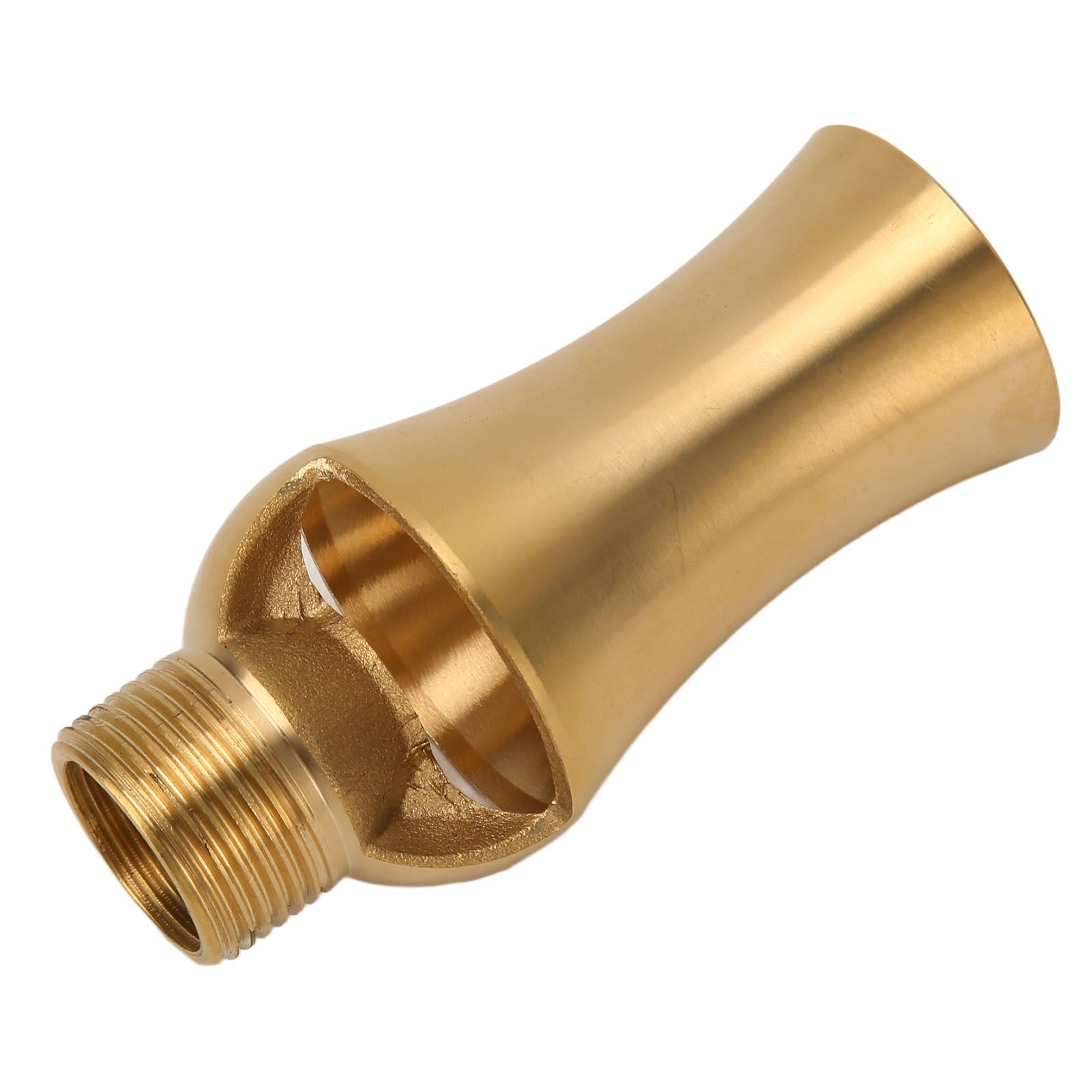 Pond Sprinkler Water Fountain Nozzle Copper Ice Tower Cascade Cedar Spray Head for Garden Pond G1/2 G3/4 Universal 9.5cm — image 6