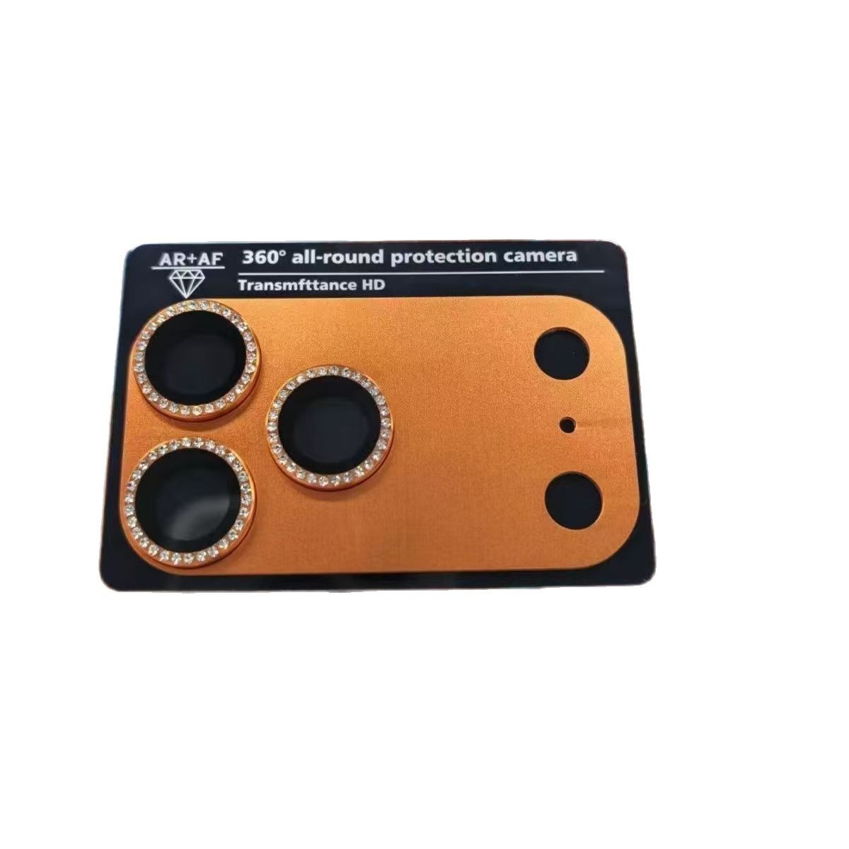 Yixi Camera Lens Protector iPhone 18Pro Max Diamond series integrated lens protector - all-in-one lens protection [orange] iPhone 17Pro — image 6
