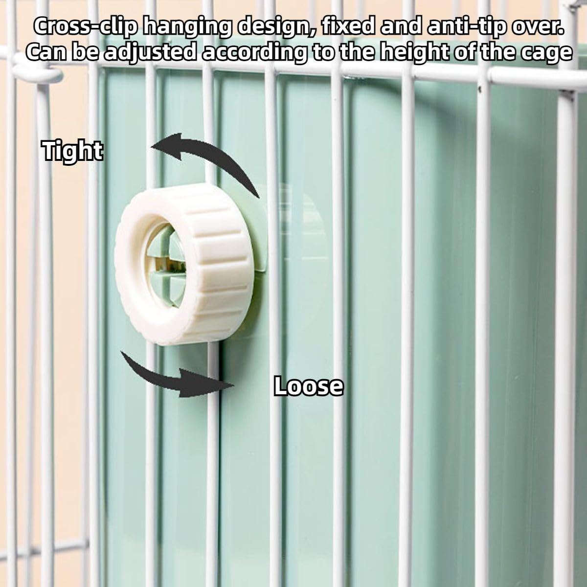 2 in 1 Food Hay Feeder for Guinea Pig, Rabbit Feeder, Indoor Hay Feeder for Guinea Pig, Rabbit, Chinchilla, Feed Bowls Use for Grass & Food (Blue) โ image 3