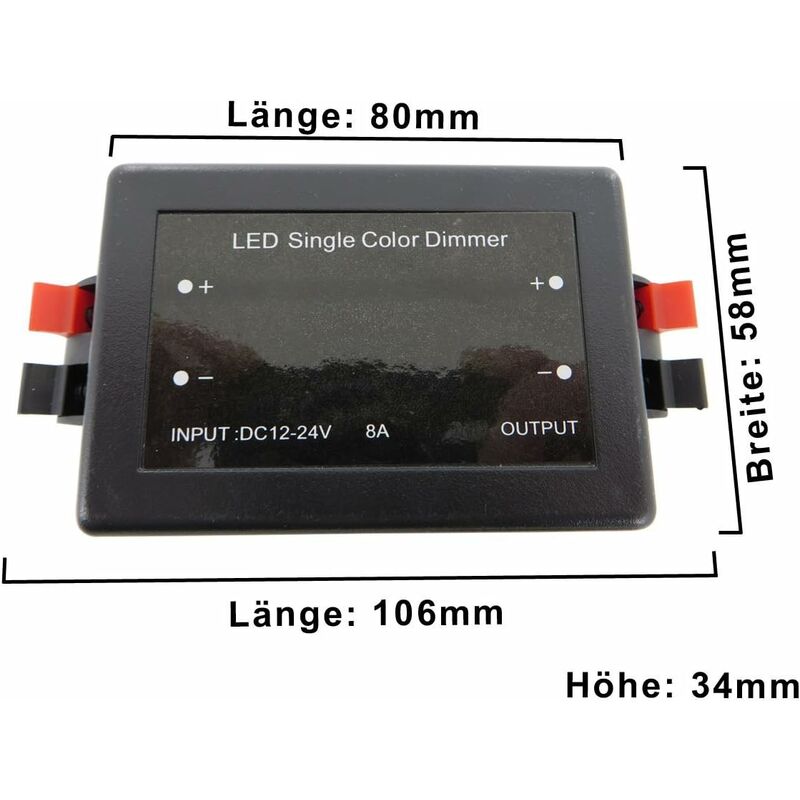 12V Wireless LED Dimmer Switch With Remote Control, For All Types Of Dimmable LED Bulbs. [Energy Class A] — image 2