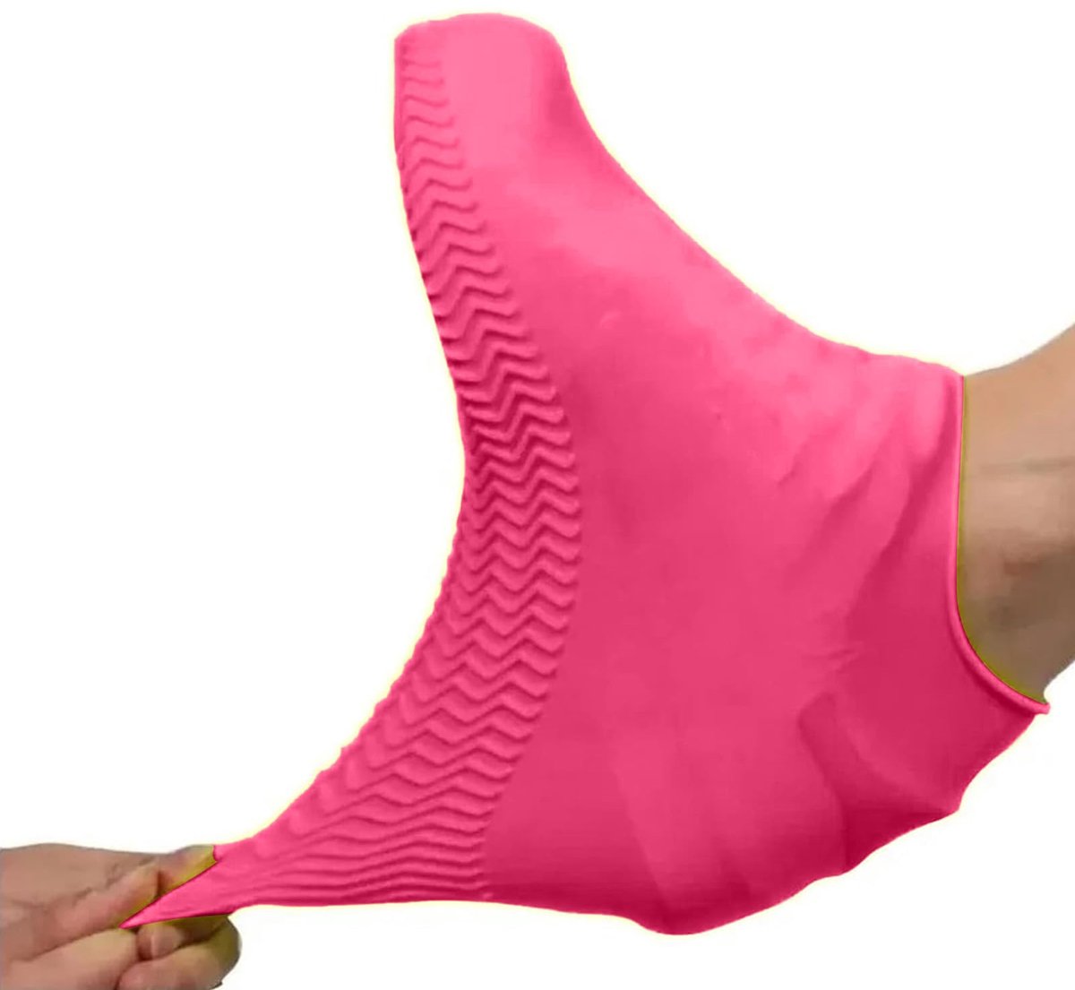 Overshoes - 1 Pair - Waterproof Silicone Overshoes - Reusable, Non-slip, Suitable for Outdoor Activities (Pink - Size M) — image 3