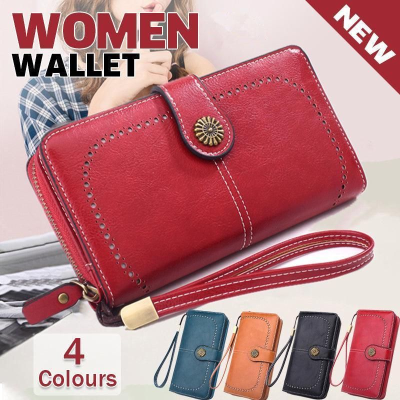 Women Wallets Purse Organizer Pouch Bag Credit Card Cash Holder Case Handbag Au - Brown โ image 2