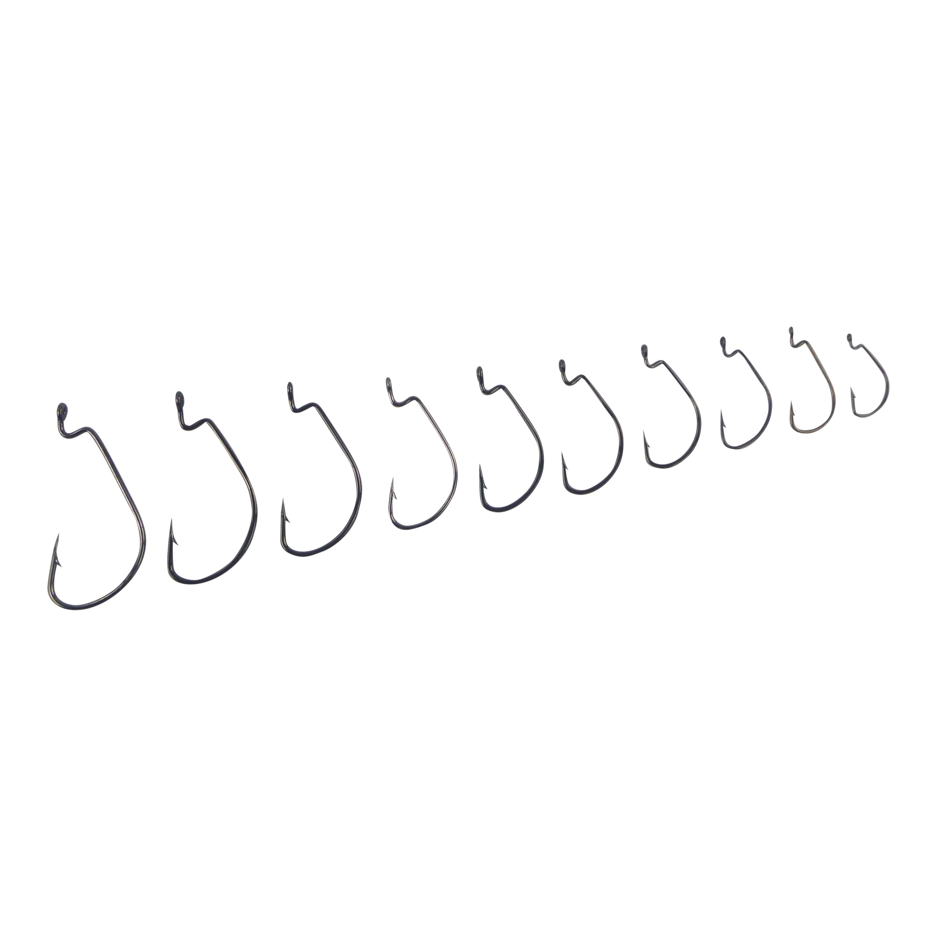 Swimerz 0/6 Wide Gape Worm Hook 15 Pack