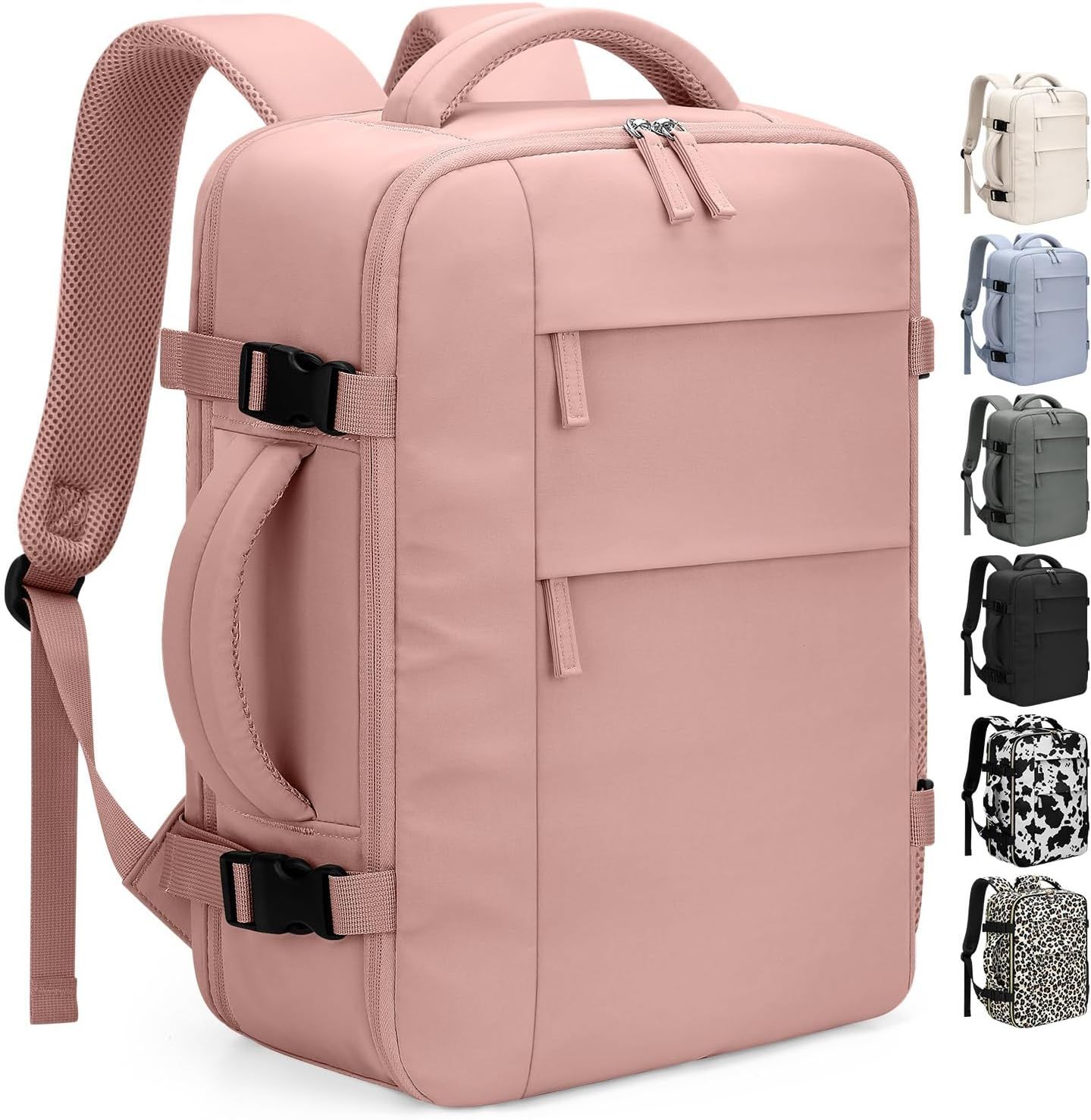 Travel Backpack for Women Man, Waterproof Personal Item Travel Bag Airline Approved Laptop Backpack Bookbag Weekender bags for Business,Travel, Work Fits 15.6