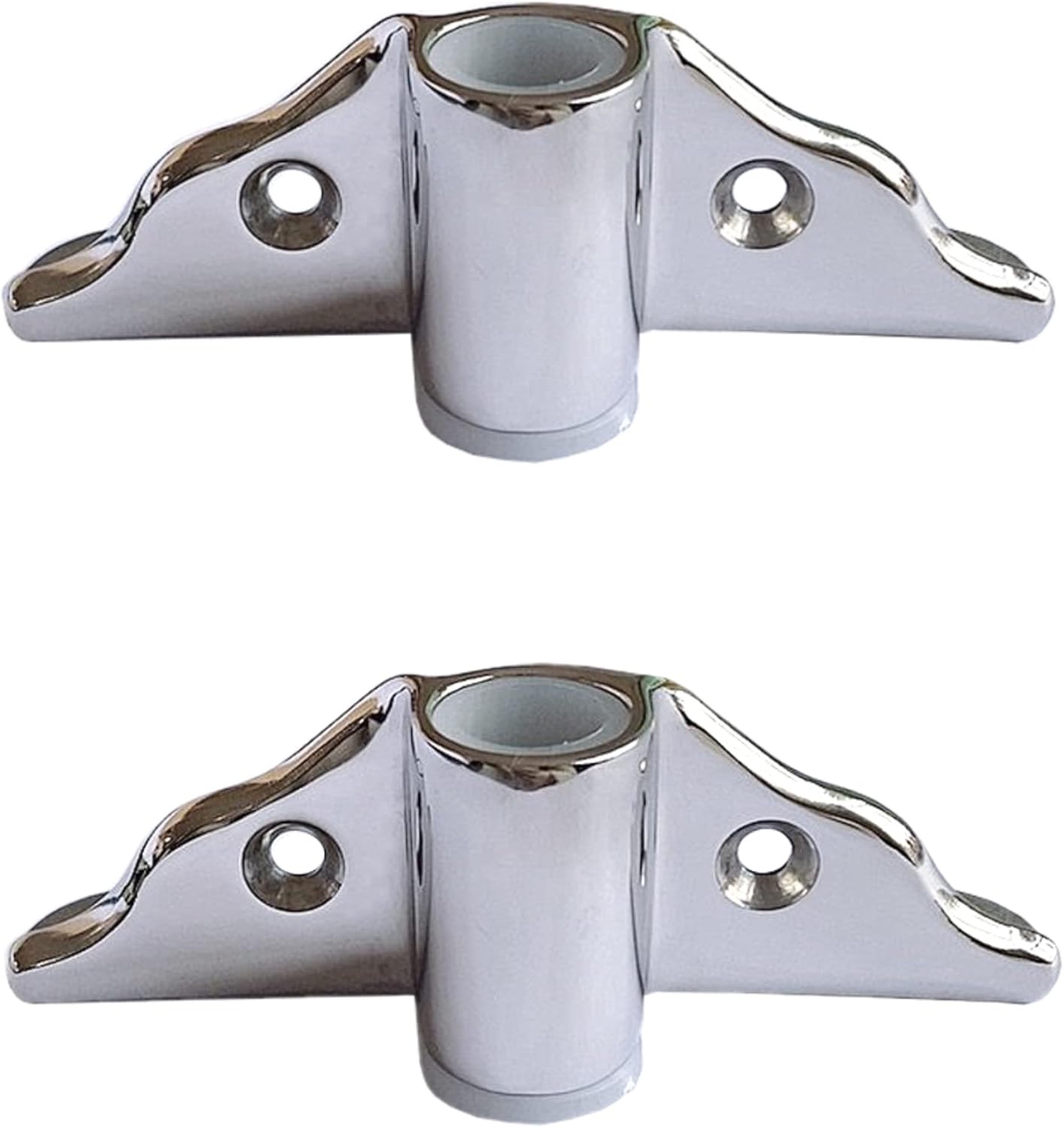 2PCS 316 Stainless Steel Row Lock Oarlock Socket Support Bracket for 1/2" Shank β image 2