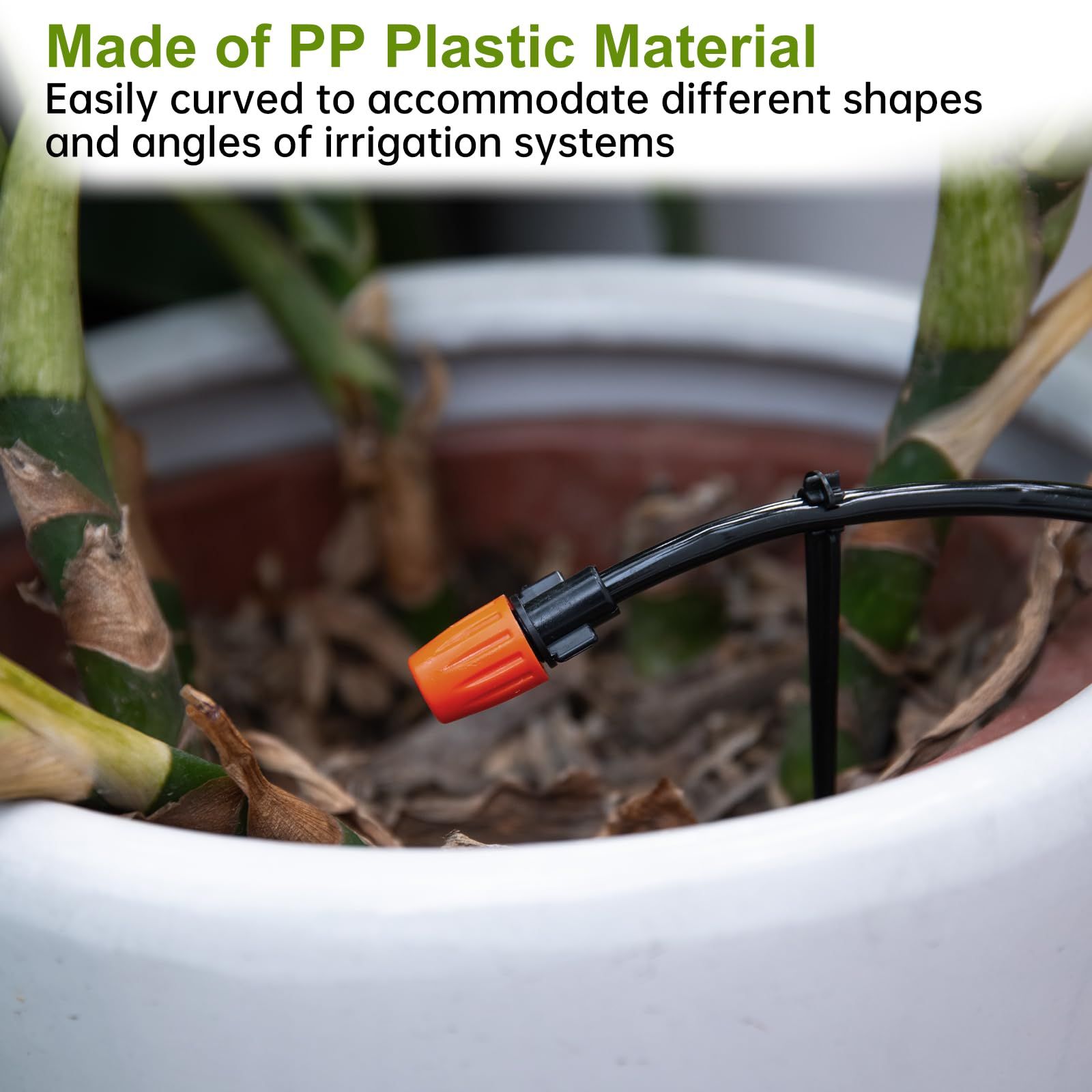 50 Pcs Drip Irrigation Stakes Universal Drip Tubing Hold Stakes, Plastic Garden Water Pipe Support Drip System Parts โ image 5