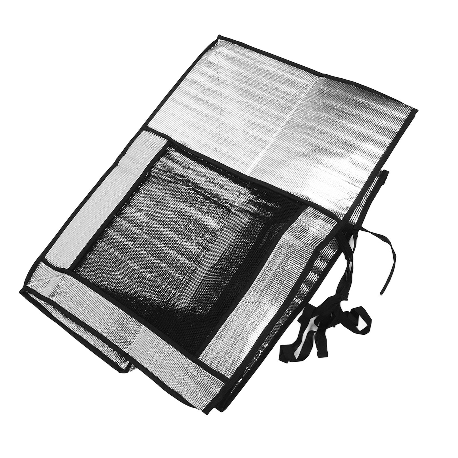 Silver AC Unit Cover Air Conditioner Unit Aluminum Foil Dustproof Rainproof Sunshield Cover 86x35x60cm / 33.9x13.8x23.6in โ image 6