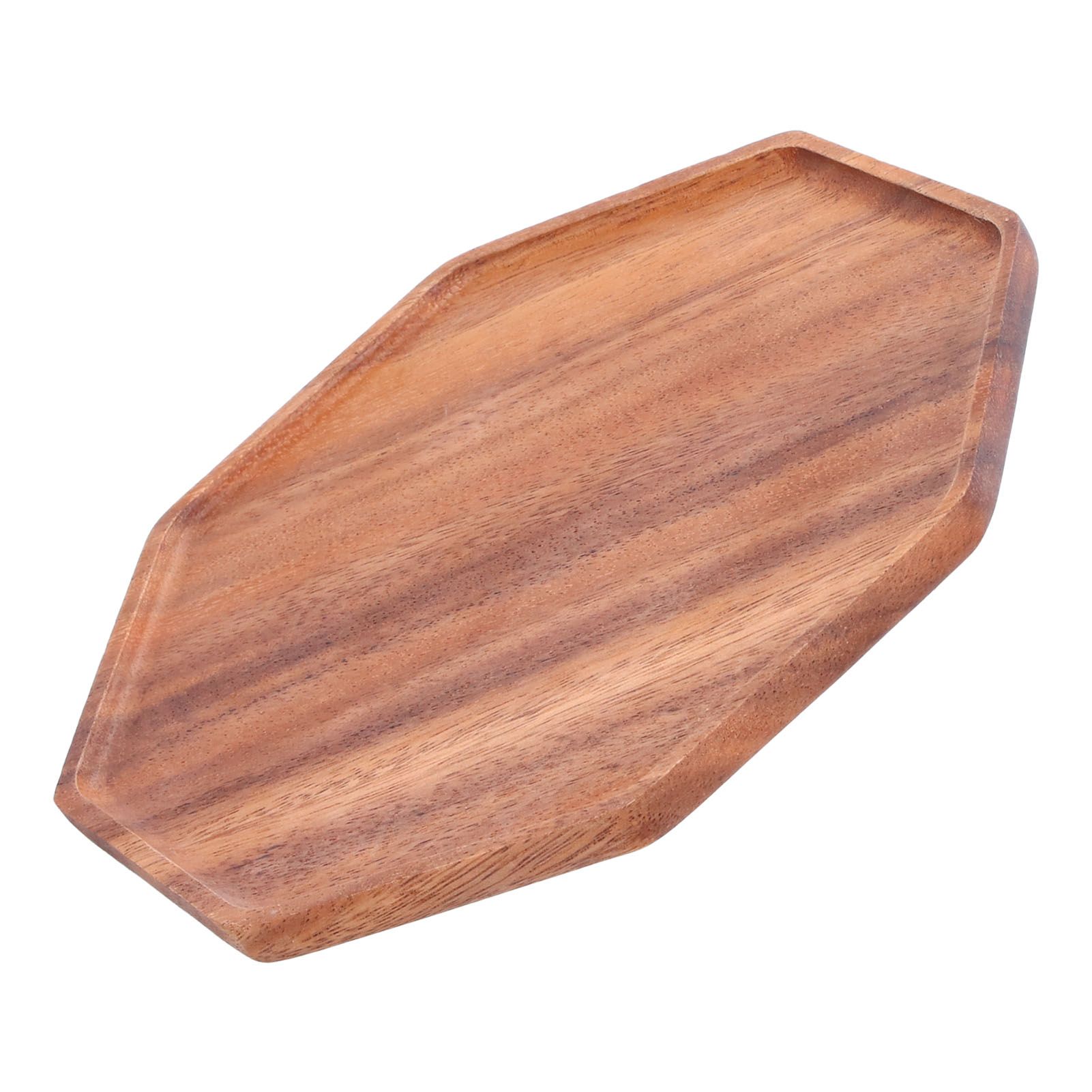 Tea Plate Natural Wood Environmental Protection Uniform Texture Odorless Serving Tray25x25x2cm — image 4