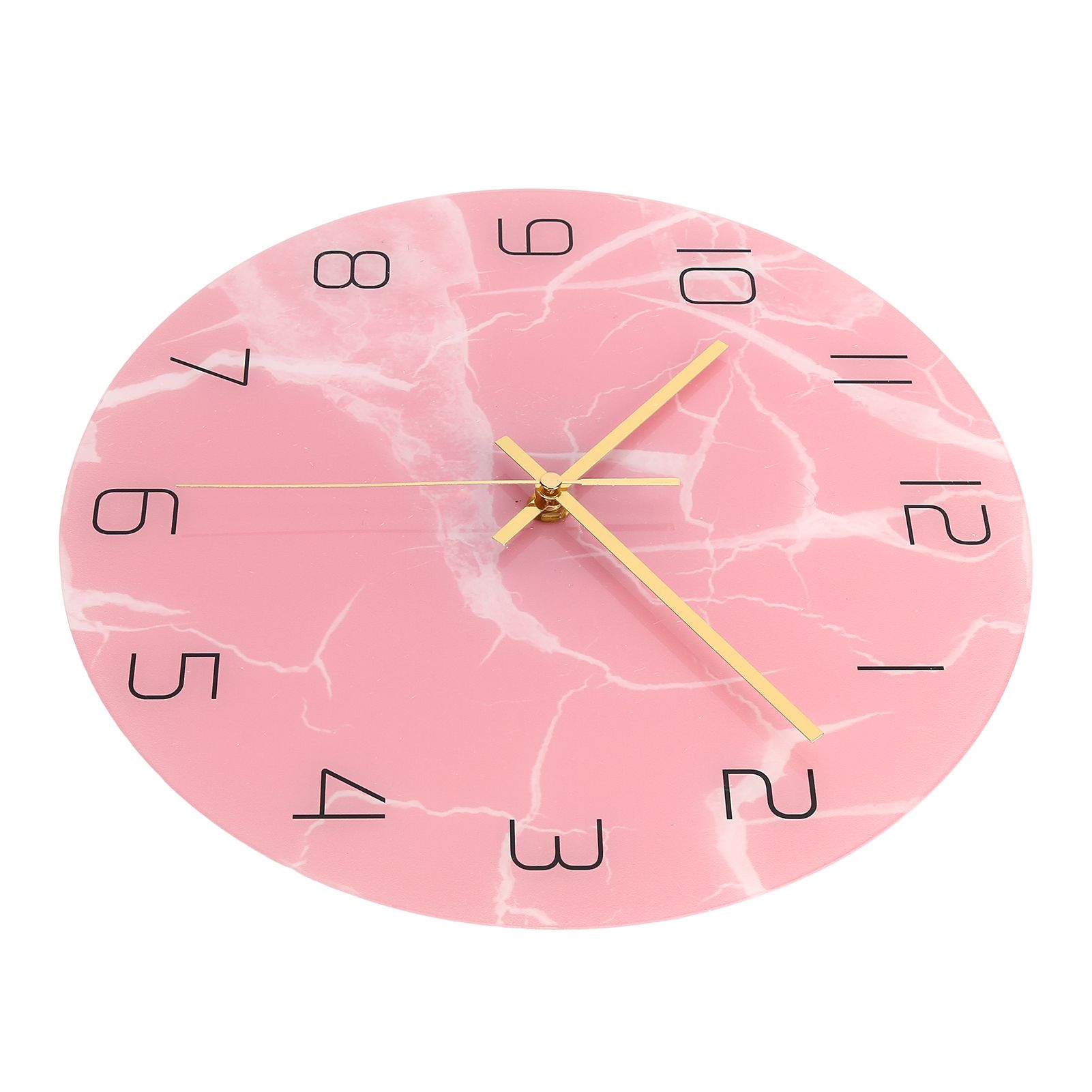 Innovative Pink Wall Clock Acrylic UV Printing Clock for Living Room Home Bedroom โ image 4