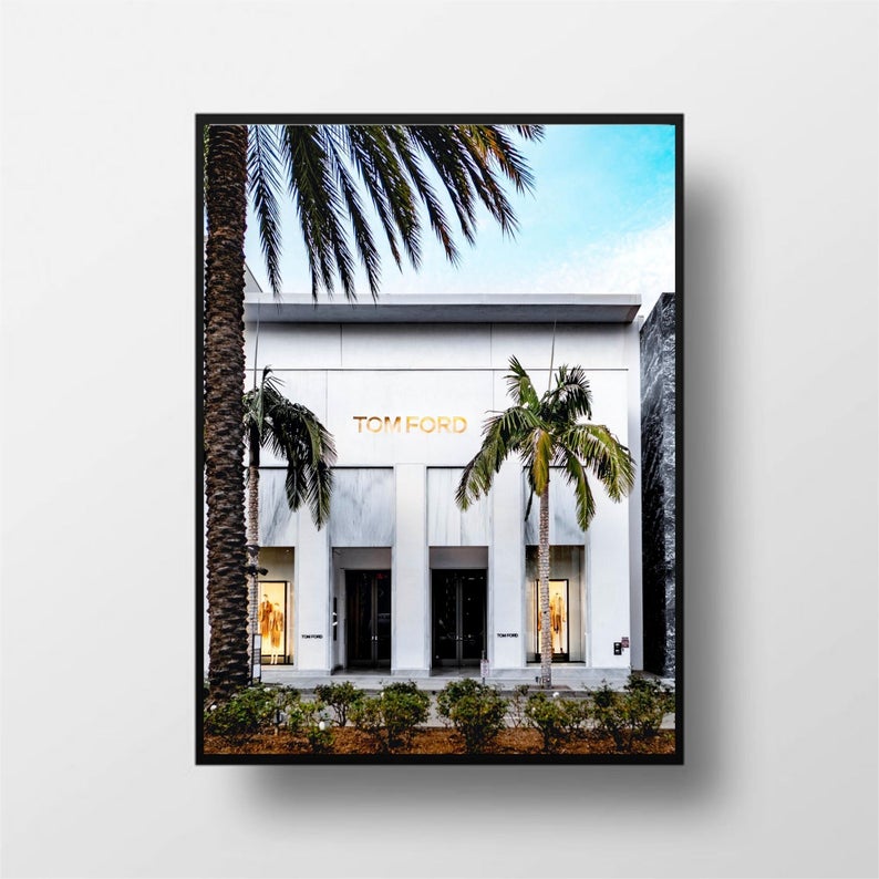 Wall Art 50cmx70cm Fashion Store Black Frame Canvas โ image 2