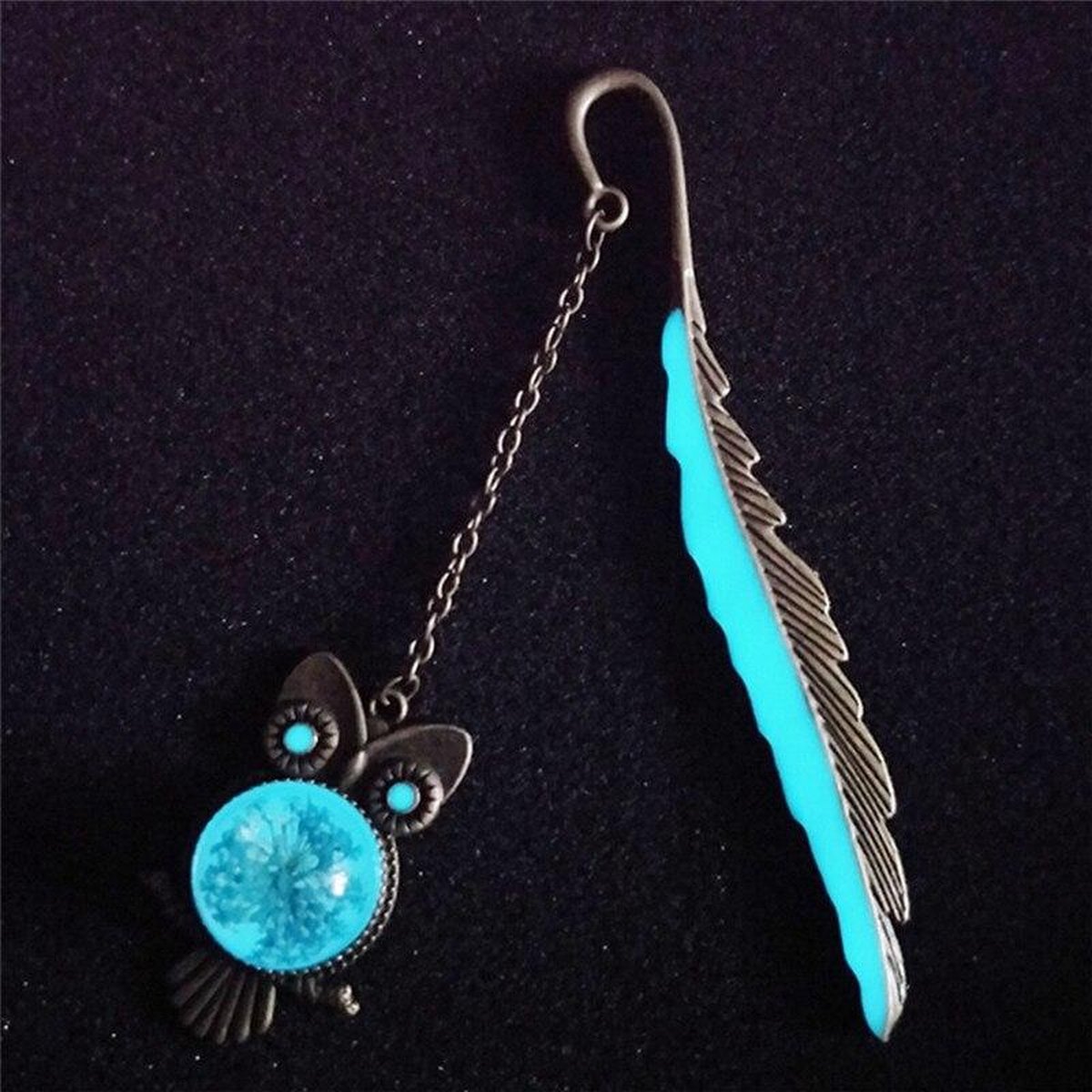 Glow in the dark Owl bookmark