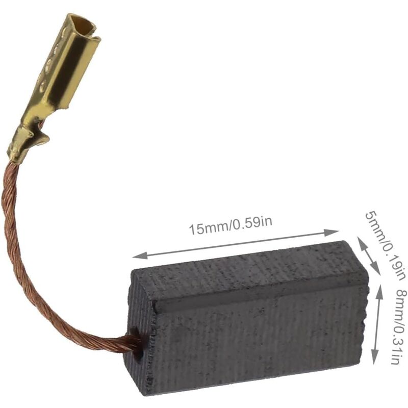 20pcs Carbon Brushes for Angle Grinder Compatible with Bosch Replacement Repair Power Tool Spare Part 15x8x5mm โ image 2