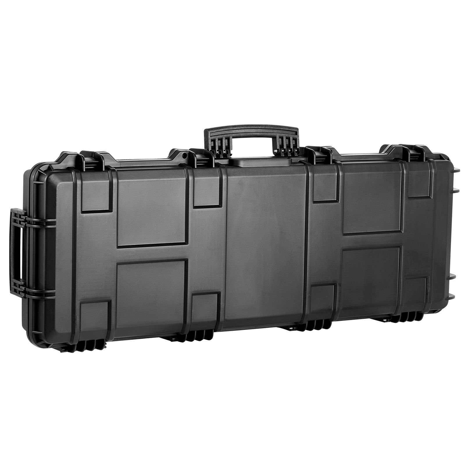 Rifle Case, Rifle Hard Case with 3 Layers Fully-protective Foams, 42 inch lockable Hard Gun Case with Wheels, IP67 Waterproof & Crushproof, for Two Rifles or