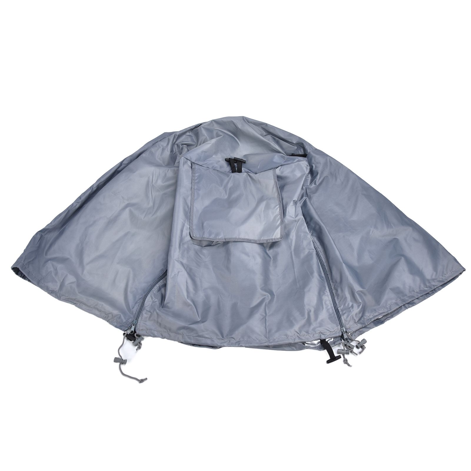 109x76x74cm Dogs Wire Crate Cover Waterproof Dustproof Pet Cage Cover for Indoor Outdoor ProtectionGray — image 5