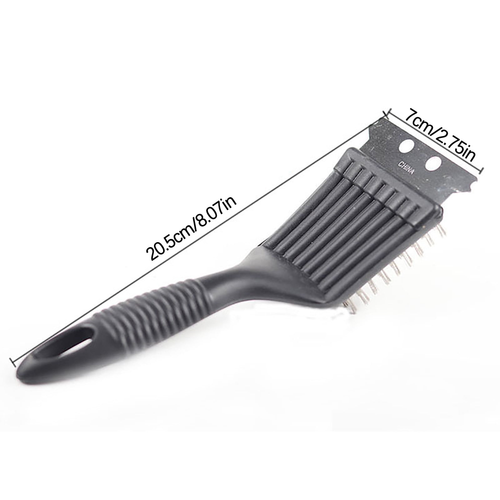 Stainless Steel Grill Cleaning Brush, Wire Brush, Grill Brush Cleaner Tool with Scraper and Wire Brush for Gas, Electric, Charcoal Grill, BBQ Grill, r, Grill — image 3