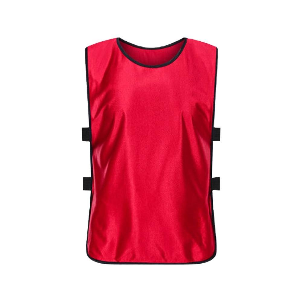 4Pcs Scrimmage Training Vest Team Sports Games Practice Jersey Red — image 5