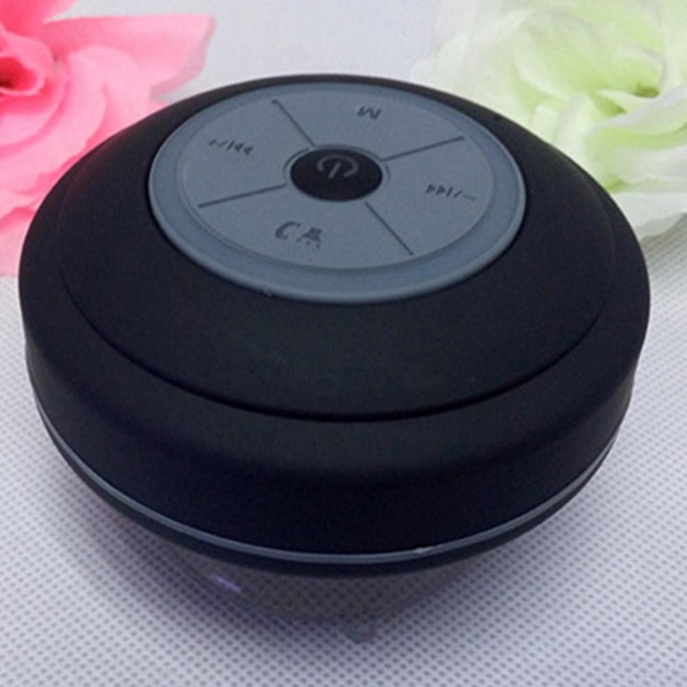 LED Bluetooth Portable Speaker with Suction Cup for Shower and Travel Black โ image 3